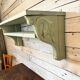 Celadon solid wood shelf
