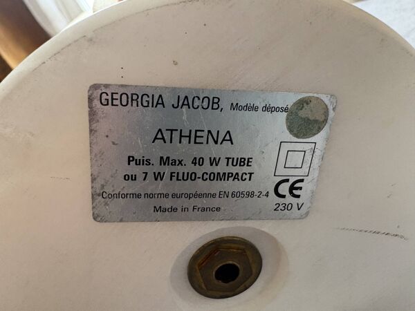 Lampe design signée Georgia Jacob – Modèle Athena – 67 cm – Made in France