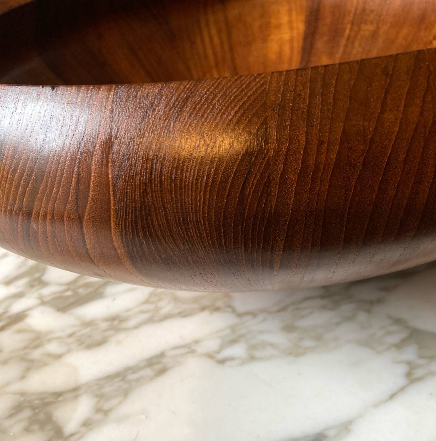 Large teak salad bowl Dansk Designs Denmark
