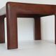 Vintage solid teak side table 1960