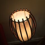 1950 rattan lamp
