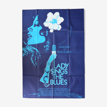 Lady sings the blues Diana Ross est Billie Holiday Affiche de cinéma originale