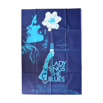 Lady sings the blues Diana Ross est Billie Holiday Affiche de cinéma originale