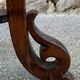 Colonial style pedestal table Indochina Asia vintage 1930s carved wood
