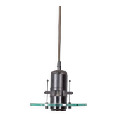 Lampe à suspension vintage années 80 en métal et verre design italien minimaliste