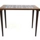 Rosewood and ceramic side table, Denmark, 1960s