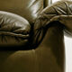 Leather sofa set, 3-piece set