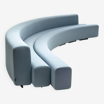 OSAKA sofa + bench by Pierre Paulin light blue NEW