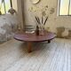 Table basse ronde tripode années 50