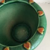 1940s glazed ceramic pot