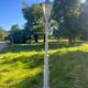 17 lampadaires en fonte