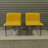 Pair of chairs wave - design Gianni Offredi - publisher Saporiti Italia - 1970