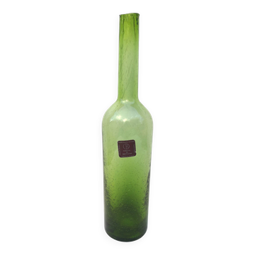 Bubble glass bottle carafe
