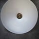 Ancien abat-jour suspension opaline blanche lisse tbe art déco 1940
