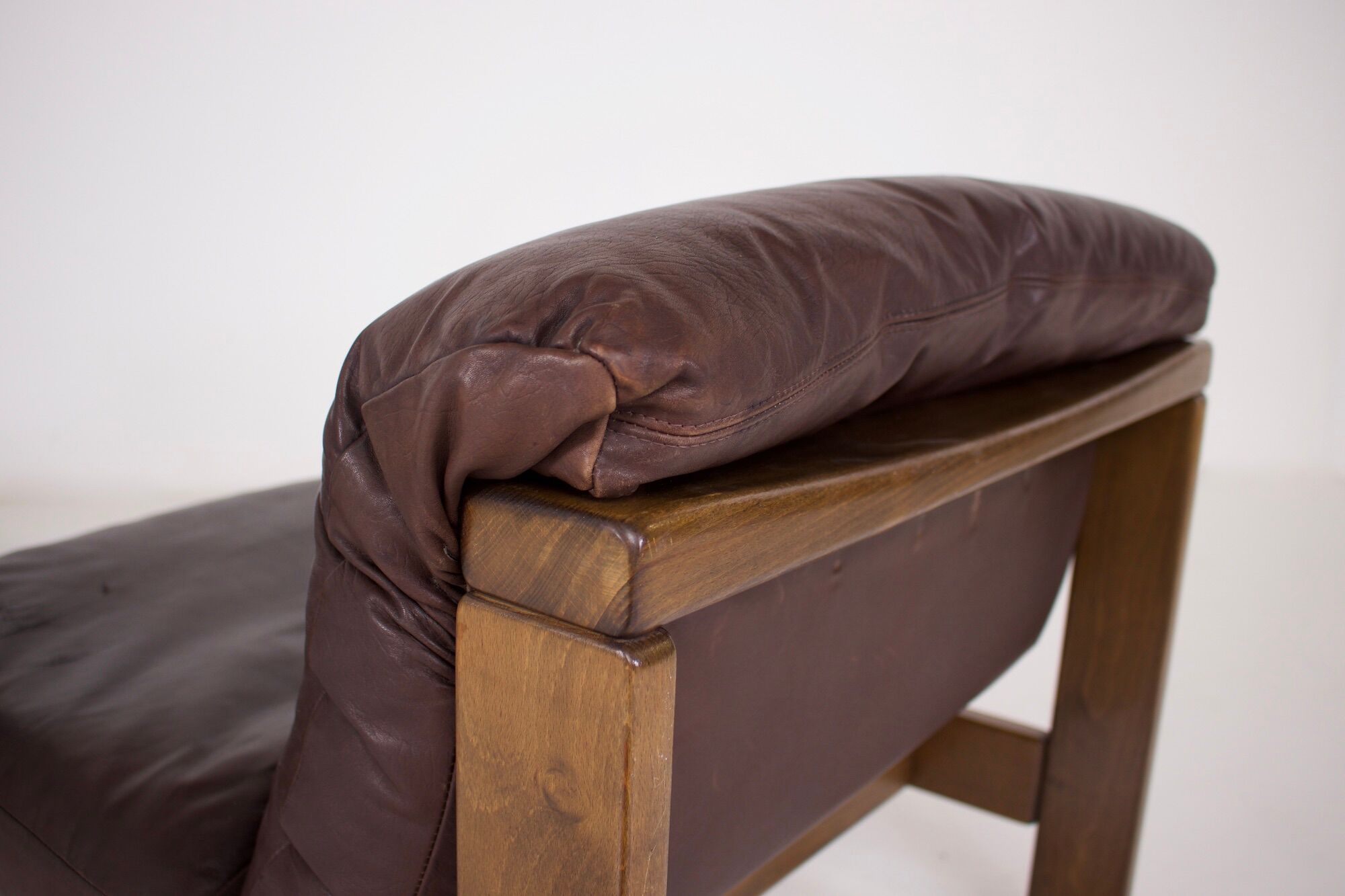 Pair of leather armchairs 1970