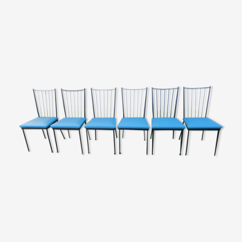 Series of 6 Colette Gueden chairs