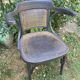 Curved wood office chair - Baumann