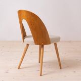Set of 4 Mid Century Modern Dining Chairs by A.Šuman, Customizable Upholstery Available