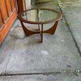 Mid-century modern teak and glass coffee table by Victor Wilkins for G-Plan, 1960s