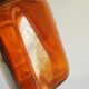 Old vintage amber apothecary jar jar