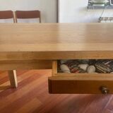 Solid wood table