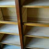 Furniture with curtain 50s blond oak binder