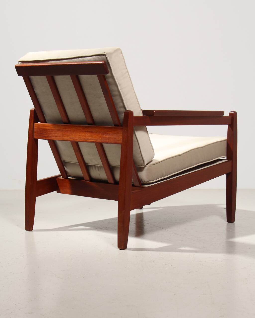 Vintage Scandinavian teak armchair