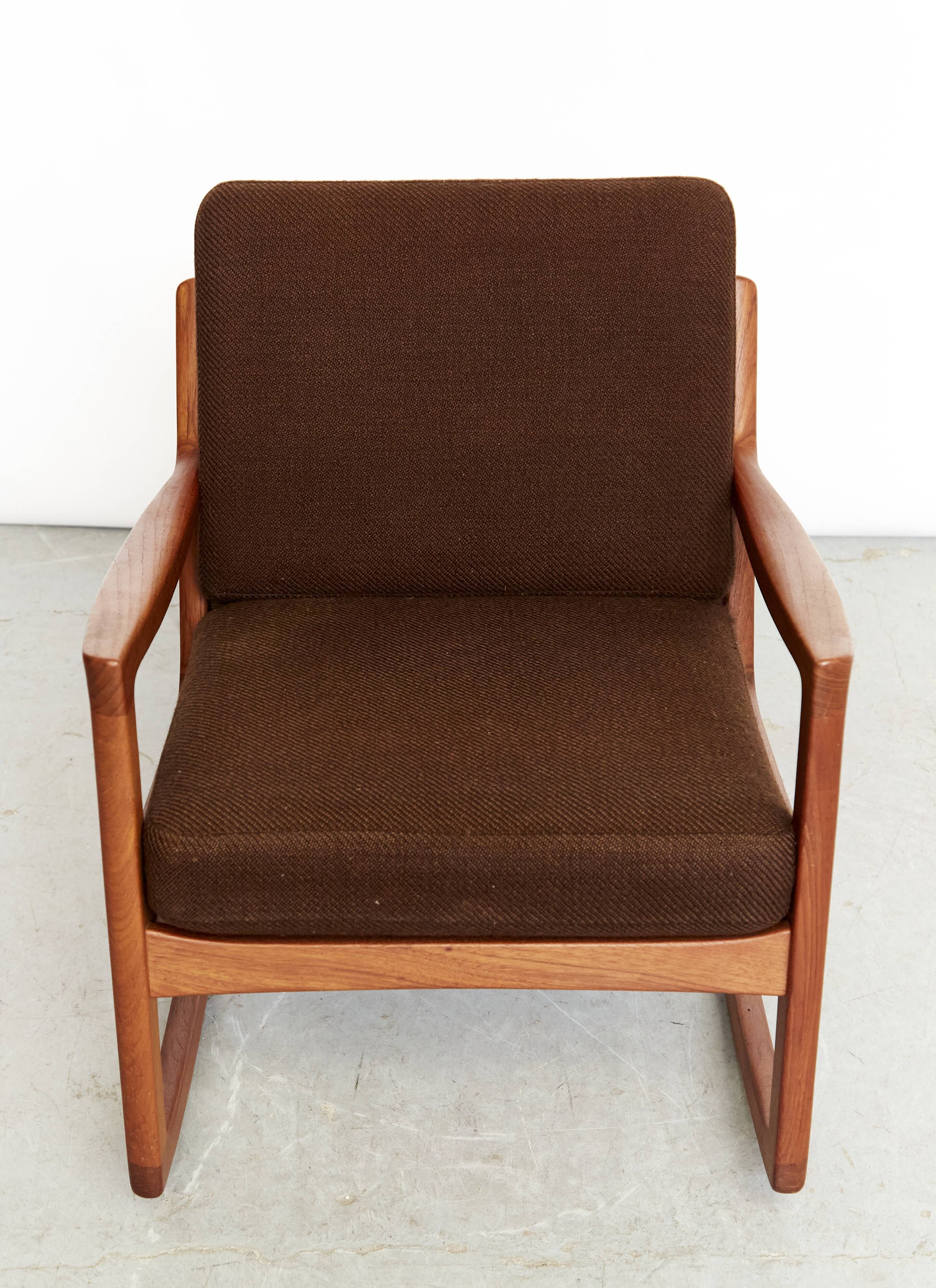 Ole Wanscher Mid-Century Rocking Chair "Senator" for France & Søn
