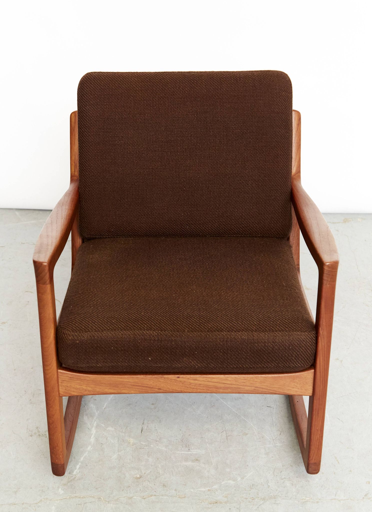 Ole Wanscher Mid-Century Rocking Chair "Senator" for France & Søn