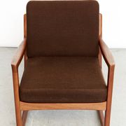 Ole Wanscher Mid-Century Rocking Chair "Senator" for France & Søn