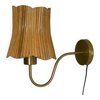 Mid century Modern Wall Sconce Lamp Floral Shape