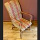 Adult armchair, vintage in rattan and bamboo, Belle Époque style.