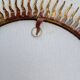 Miroir soleil vintage doré en métal – style années 60/70