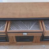 Solid wood sideboard 3 doors 3 drawers