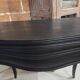 console noire en bois
