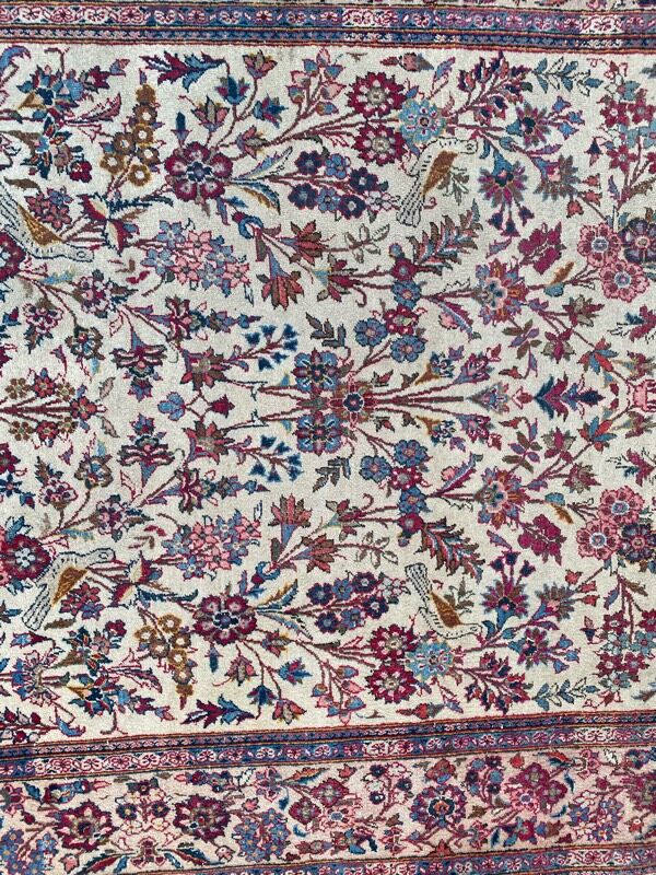 Ancient Persian rug Kashan 128x212 cm