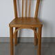 Série 8 chaises Baumann hêtre clair 1950