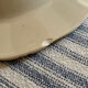Series of 9 hollow earthenware plates Moulin des Loups