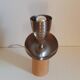 Lampe de créateur bois inox