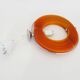 Vintage Christian Koban “Moon” orange pendant light, 80s