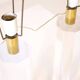 Set of French 1970s Lucite Table Lamps