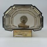 1960s/70s Wall Lamp Glashütte Limburg Germany Glass & Metal Age Design