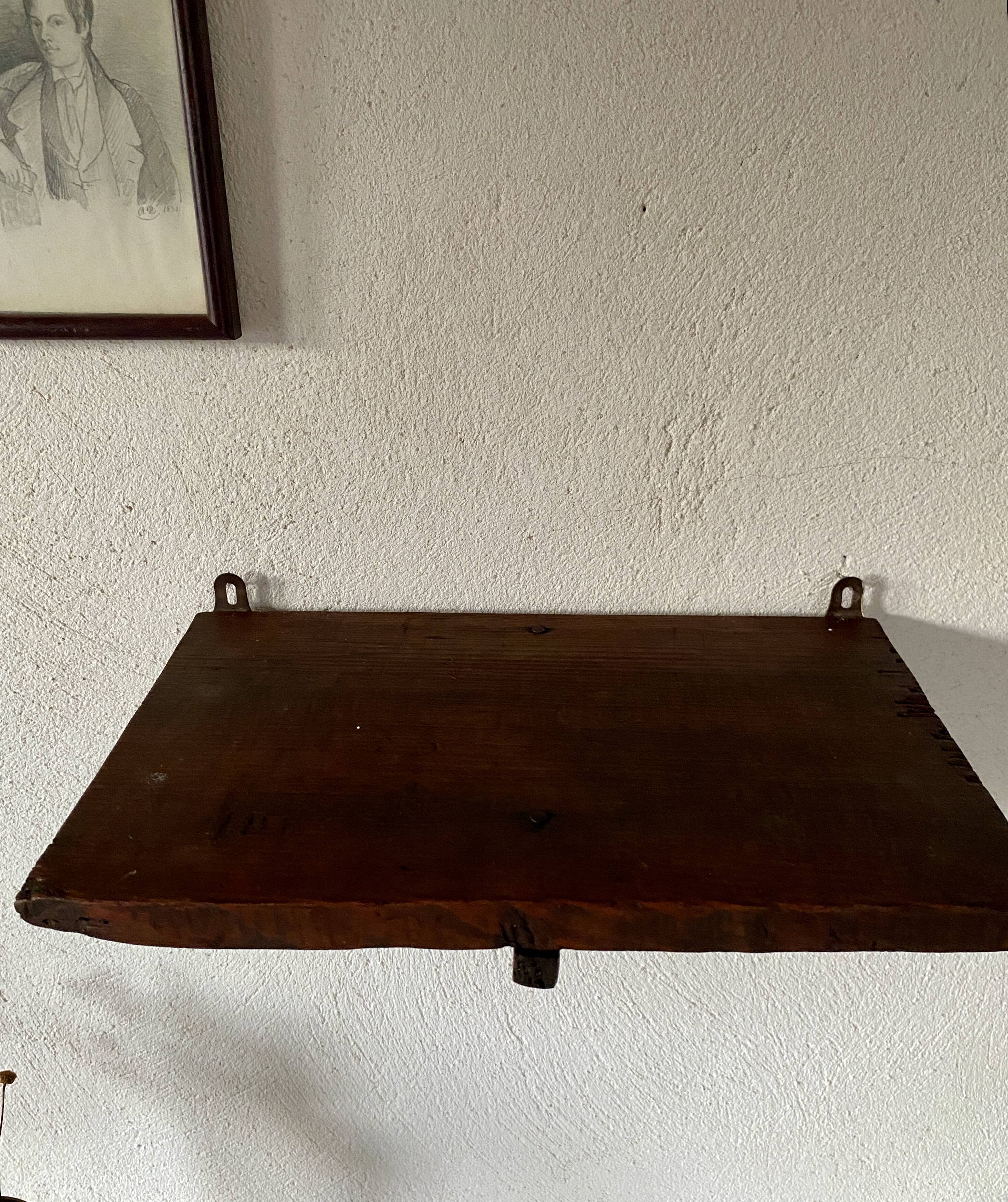 Amish style wall shelf