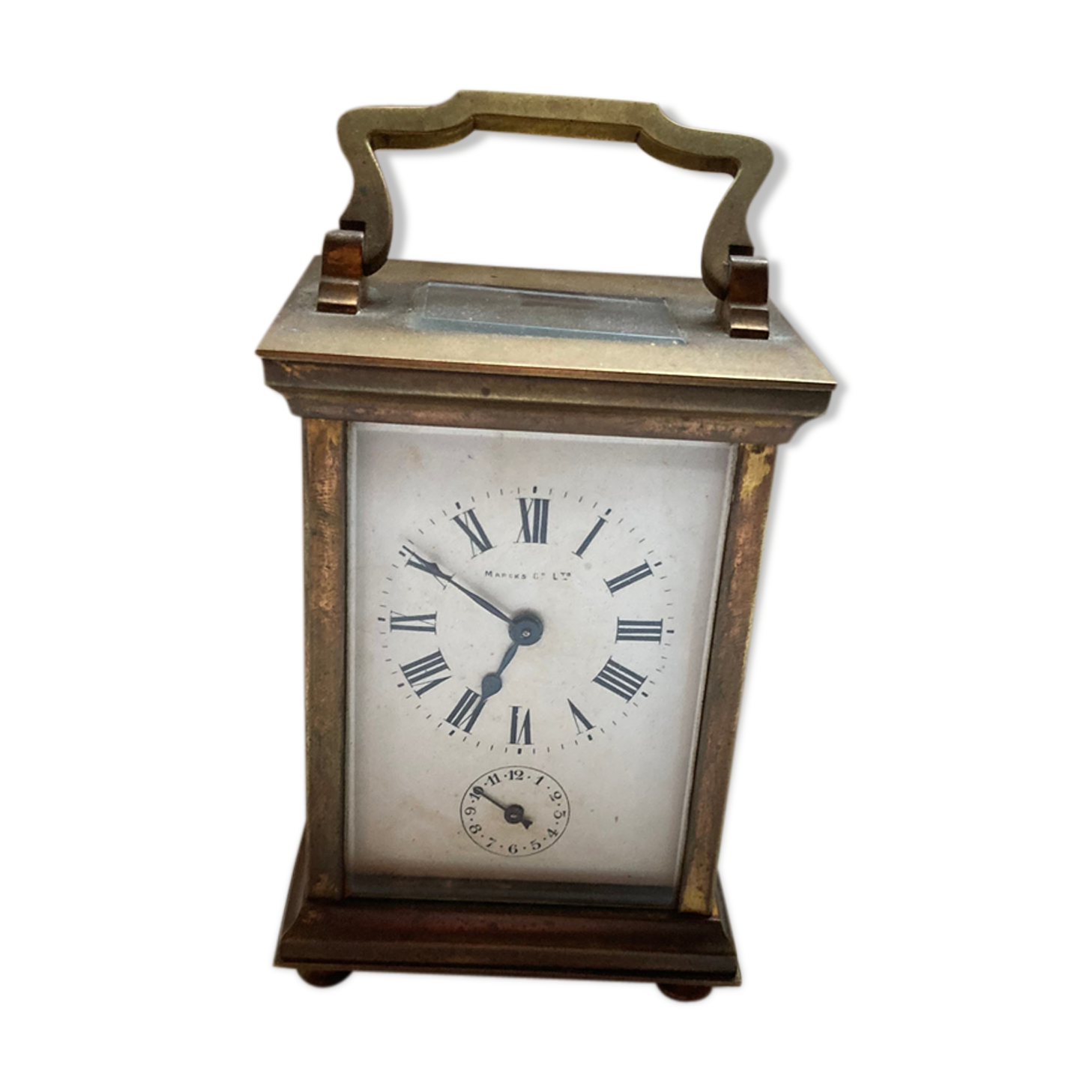 Former officer clock Marcks-Co Ltd skeleton antic Clock watchmaking XIX