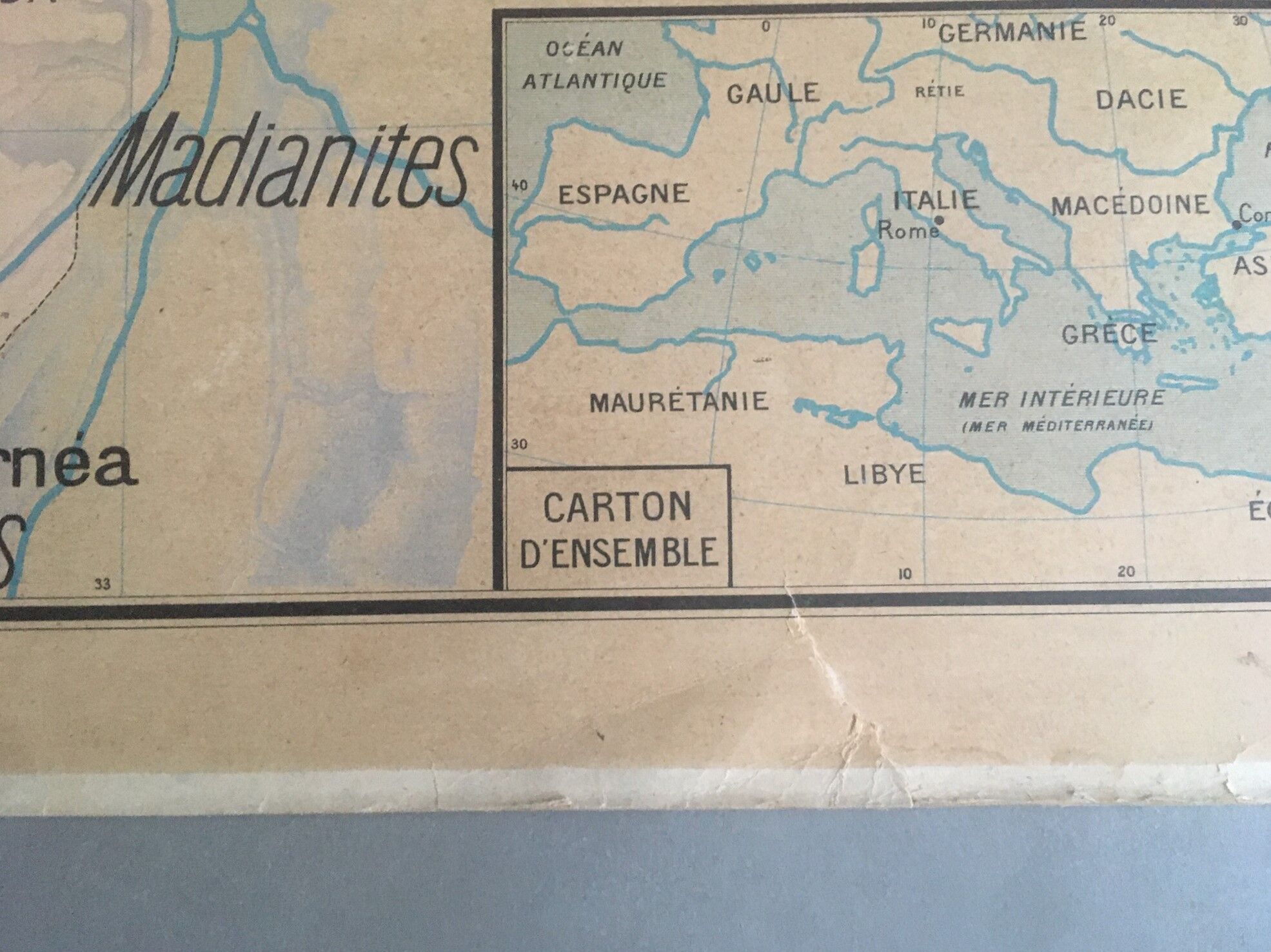 Vidal Lablache School Card No. 23 Palestine