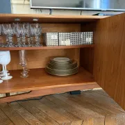 Vintage Scandinavian teak sideboard by G Plan, 1960.