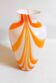 Orange Murano vase by Carlo Moretti 1970s Height 36 cm