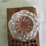 Sucrier verre ciselé