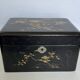 Lacquered wooden jewelry box