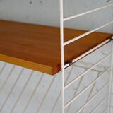 Vintage shelves with metal frame